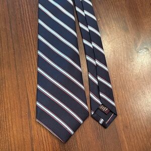 Brooks Brothers Navy and Red Striped Tie
